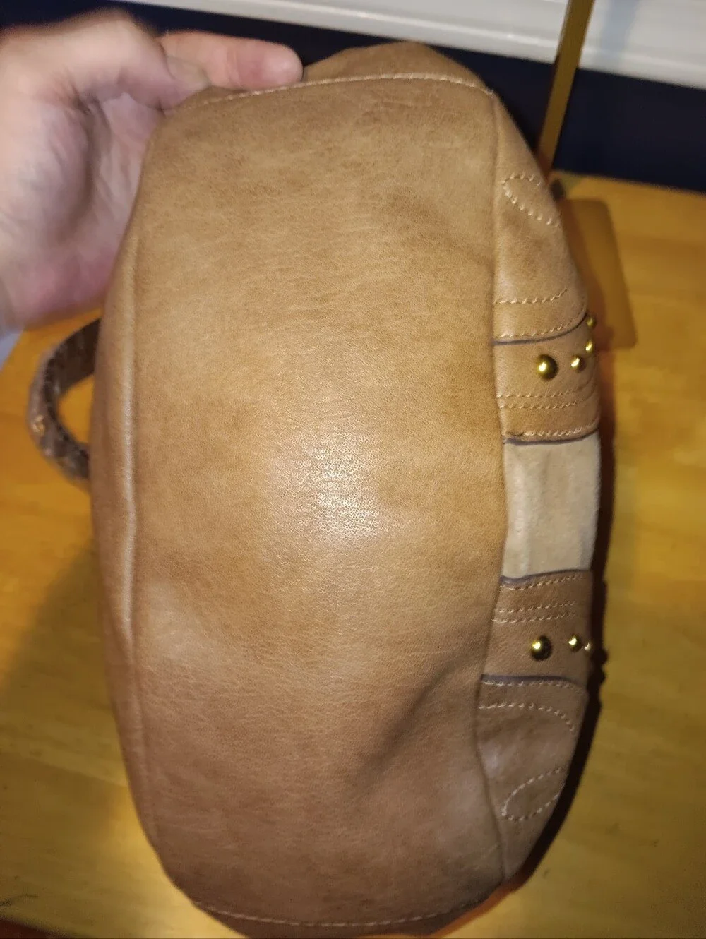 Jessica Simpson Brown Suede & Leather Hobo Bag